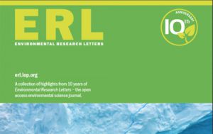 Всемирно известный журнал Environmental Research Letters опубликовал статью сотрудников ЮНИИ ИТ